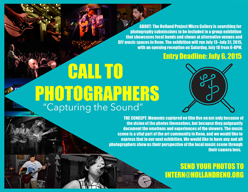 CALL TO PHOTOGRAPHERS – CAPTURING THE SOUND