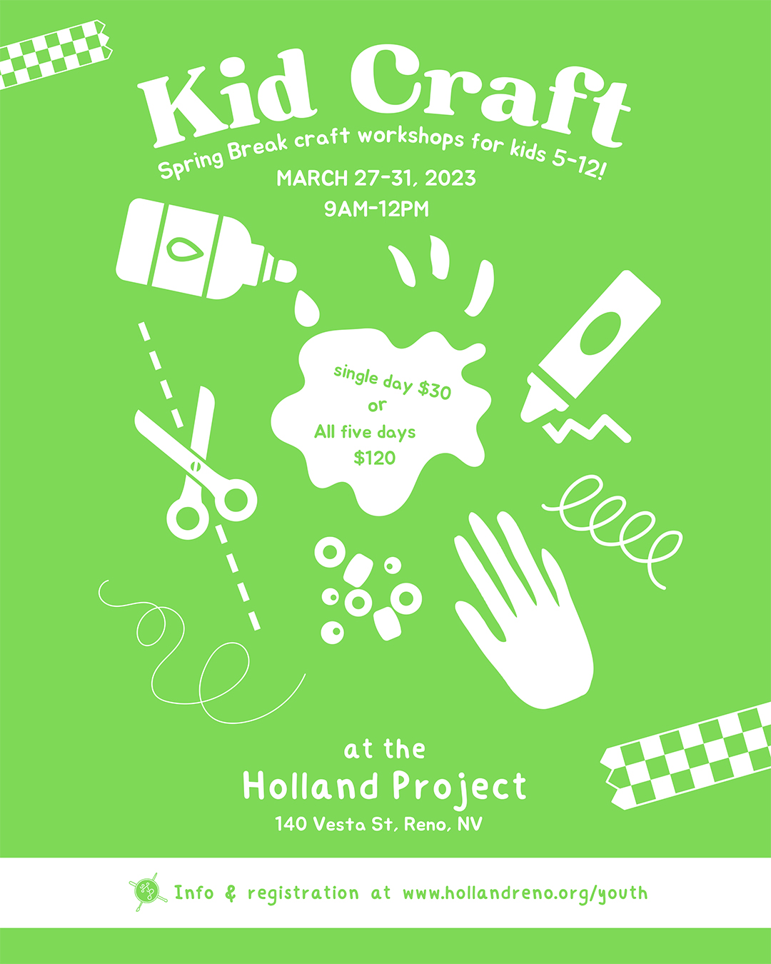 Spring Kid Craft: March 27 – 31