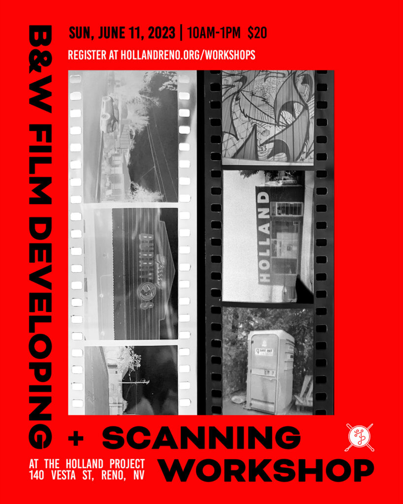 B&W Film Developing + Scanning Workshop