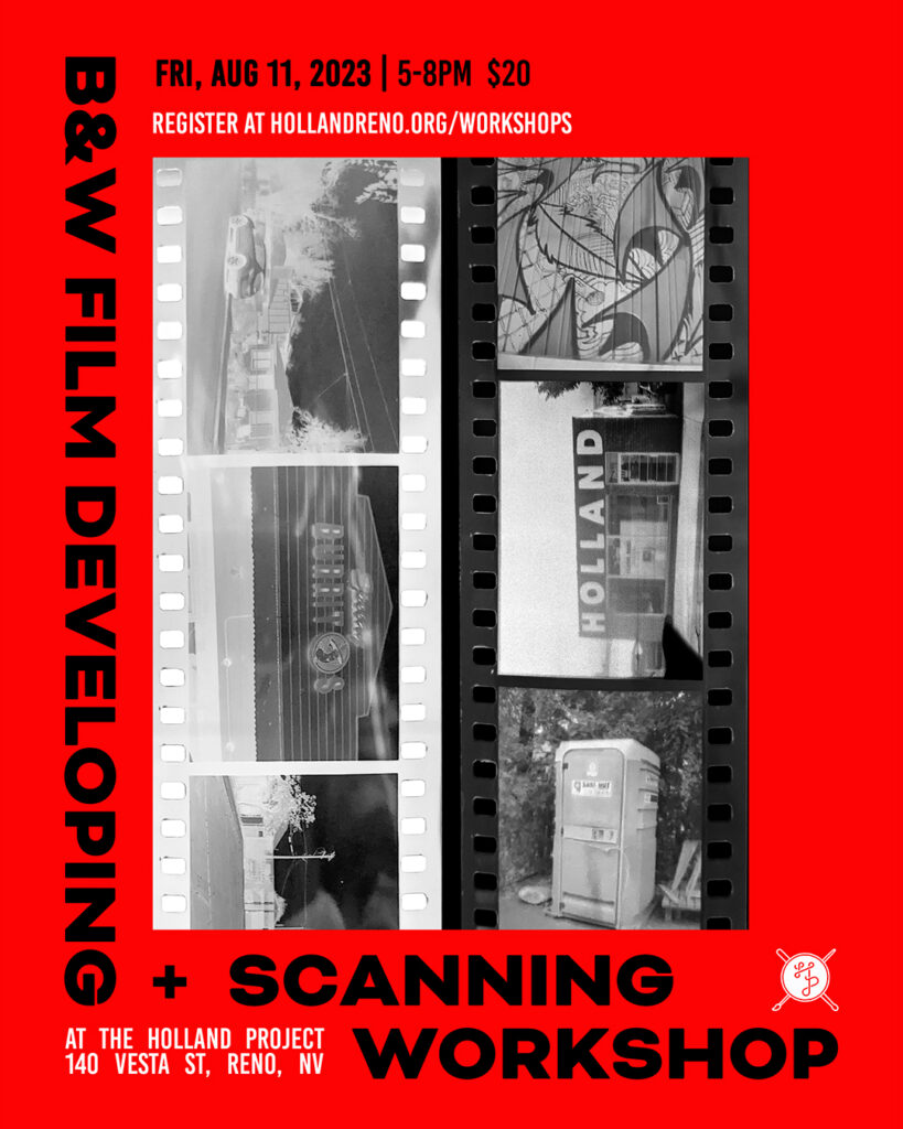 B&W Film Developing + Scanning